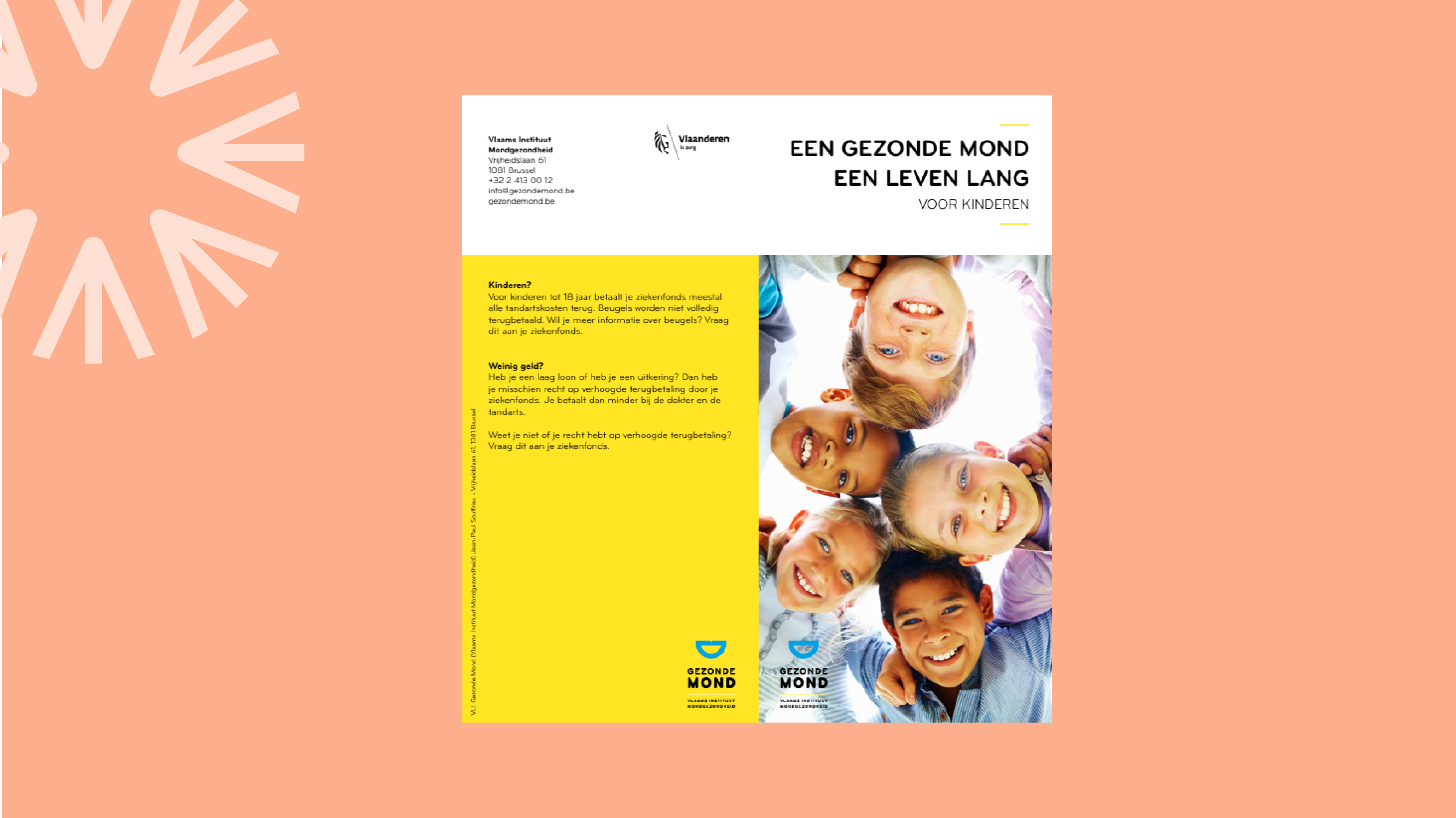 Folder 'Een gezonde mond, een leven lang' (voor kinderen)